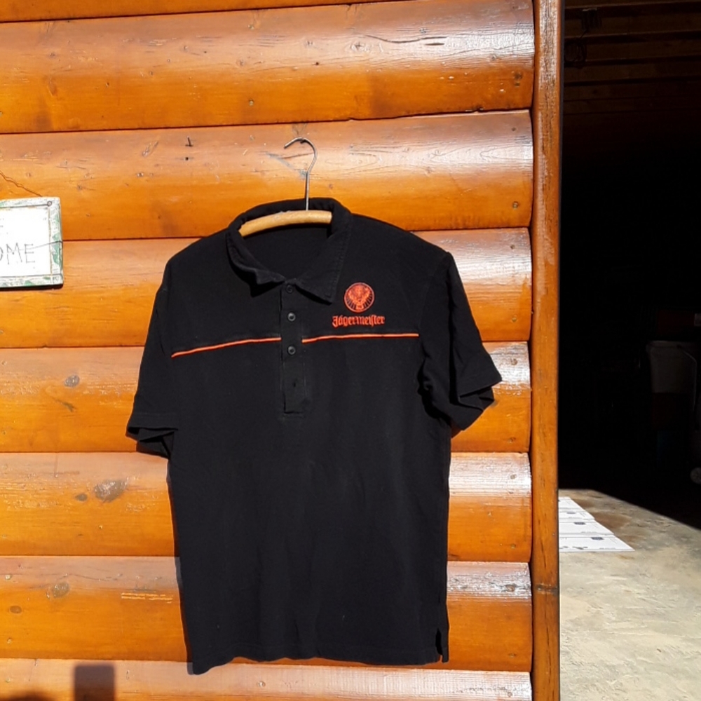🥃  STAG VTG JAGERMEISTER Black POLO UniSex VNPLC